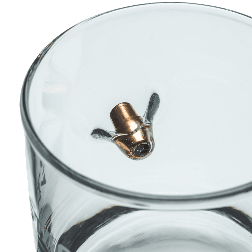 Staccato X Benshot Rocks Glass