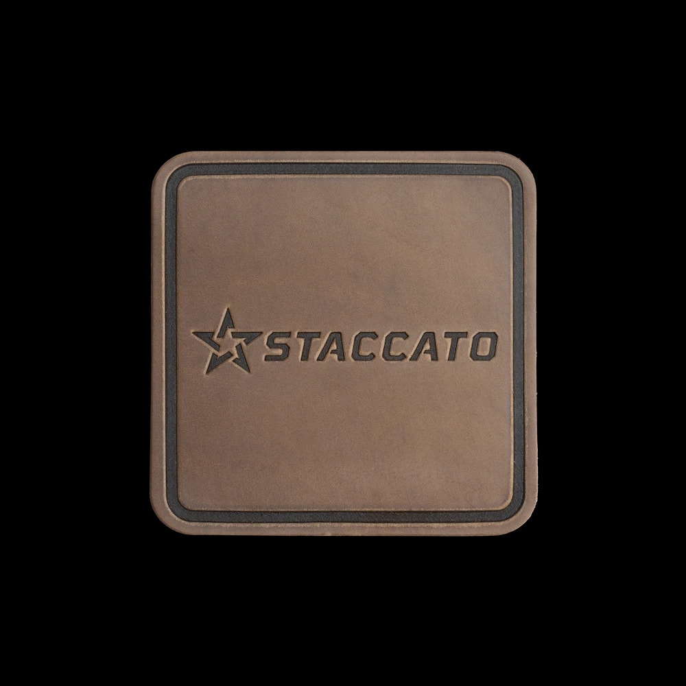 Staccato Leather Coasters - Set of 4