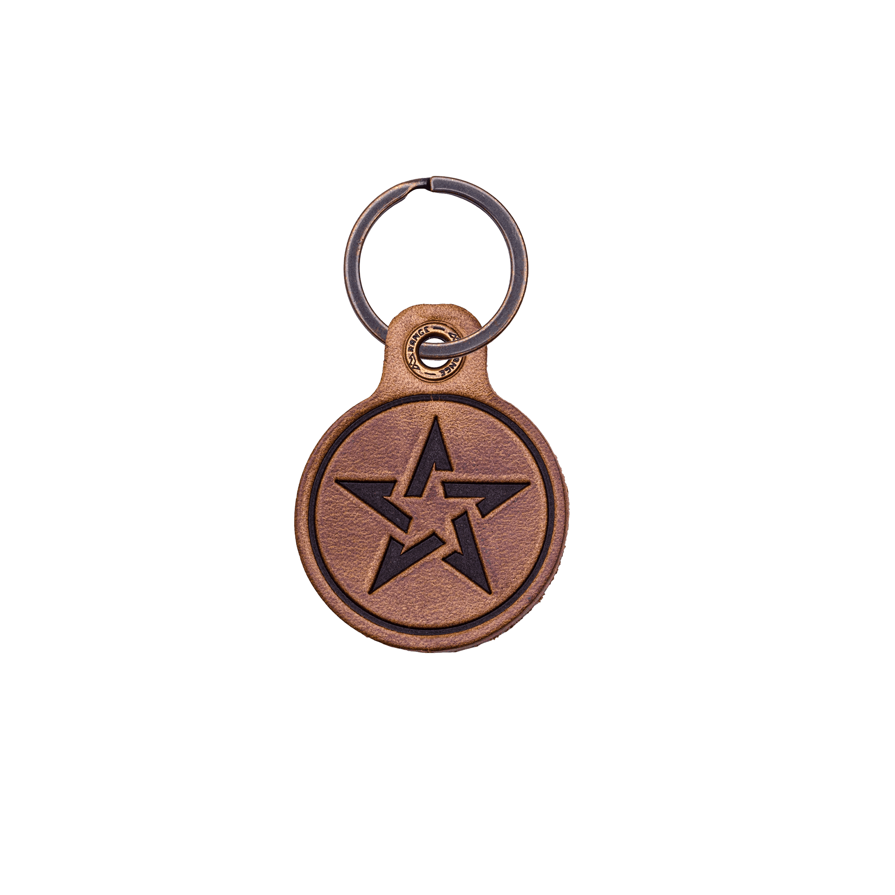 Staccato Leather Keychain